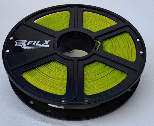 FIL-X PLA Glitter - YELLOW - 1.75mm 1Kg
