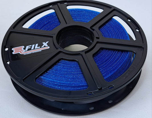 FIL-X PLA Glitter - BLUE - 1.75mm 1Kg