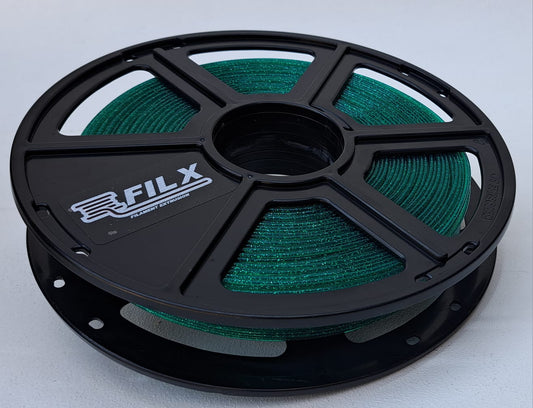FIL-X PLA Glitter - GREEN - 1.75mm 1Kg