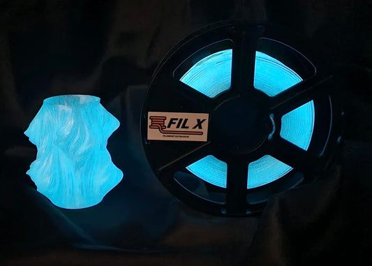 FIL-X SBS Glow-in-the-dark BLUE - 1.75mm 1kg