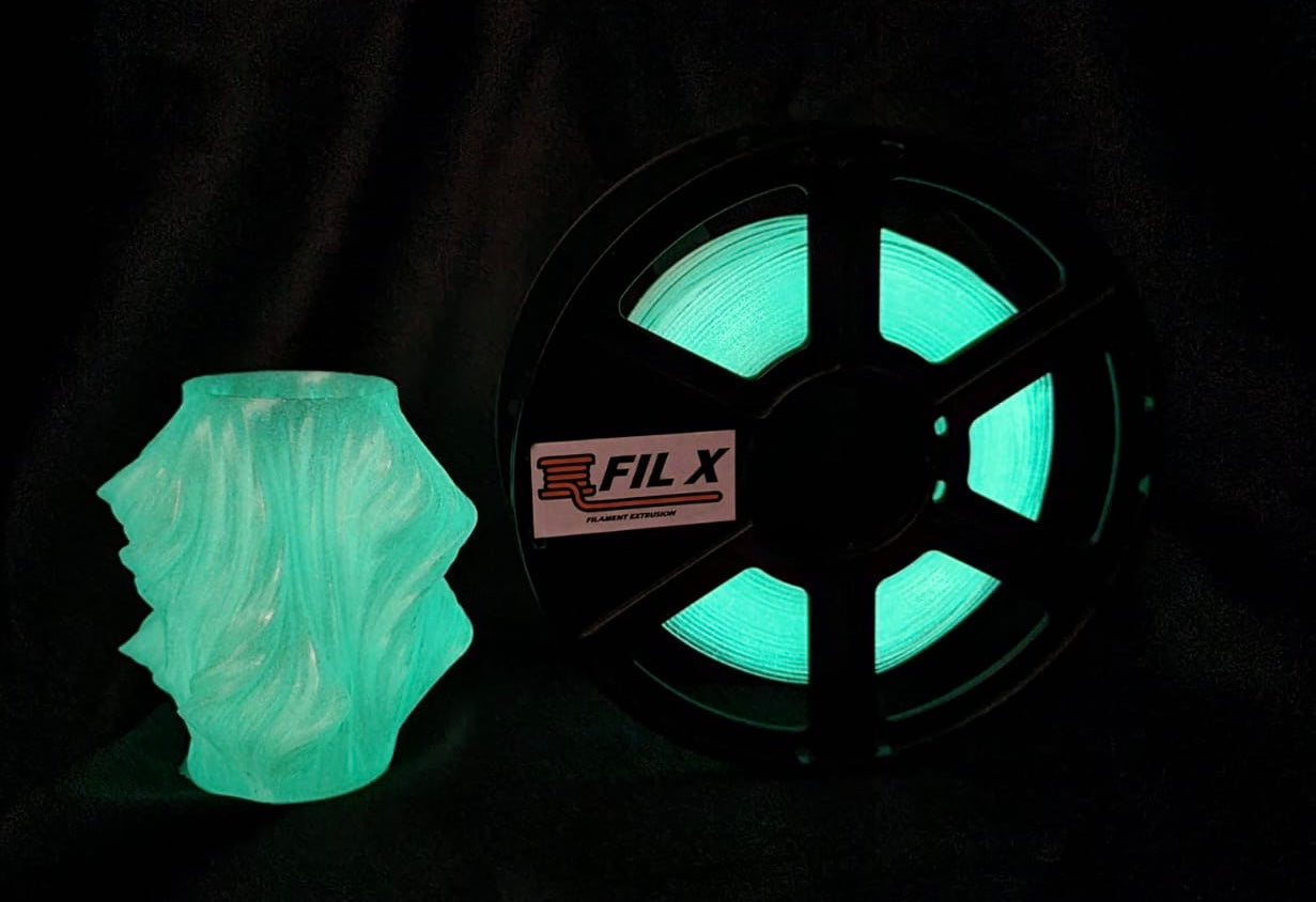 FIL-X SBS Glow-in-the-dark GREEN - 1.75mm 1kg